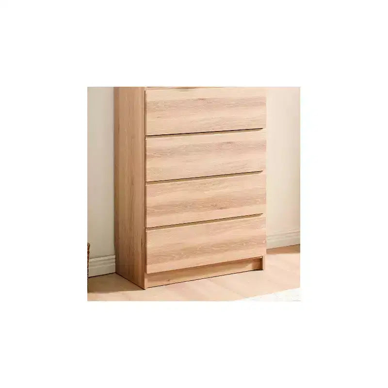 Sistema modulare per cabina armadio in legno da 81 cm con quattro cassetti