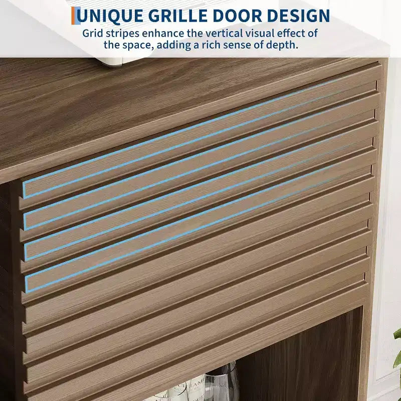 Mobile Contenitore a Tre Livelli in Legno, Organizzatore Durevole in Truciolato con Ripiani Multistrato, Design Compatto per Ufficio o Casa