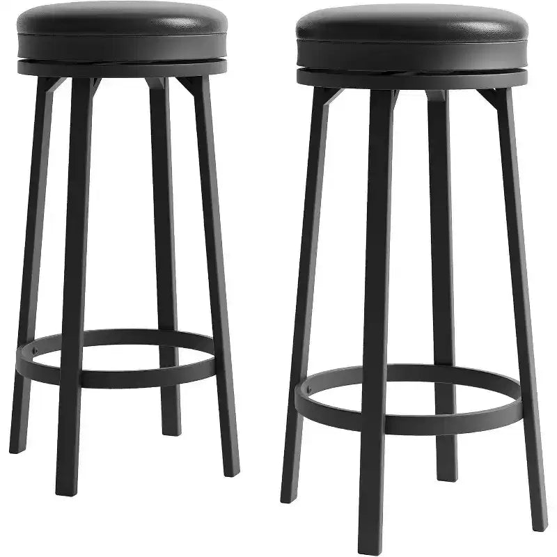 Set di 4 moderni sgabelli da bar girevoli