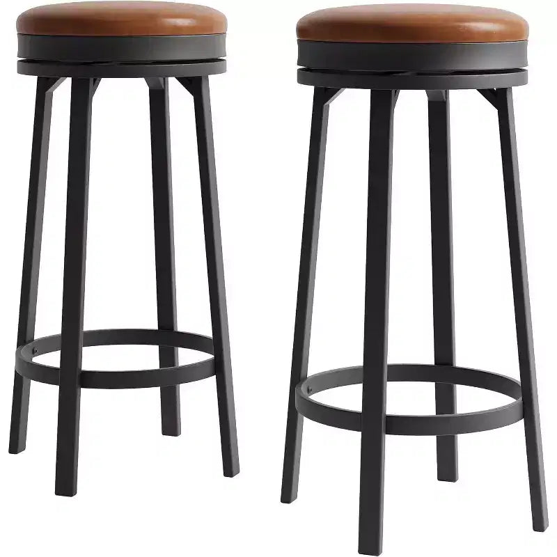 Set di 4 moderni sgabelli da bar girevoli