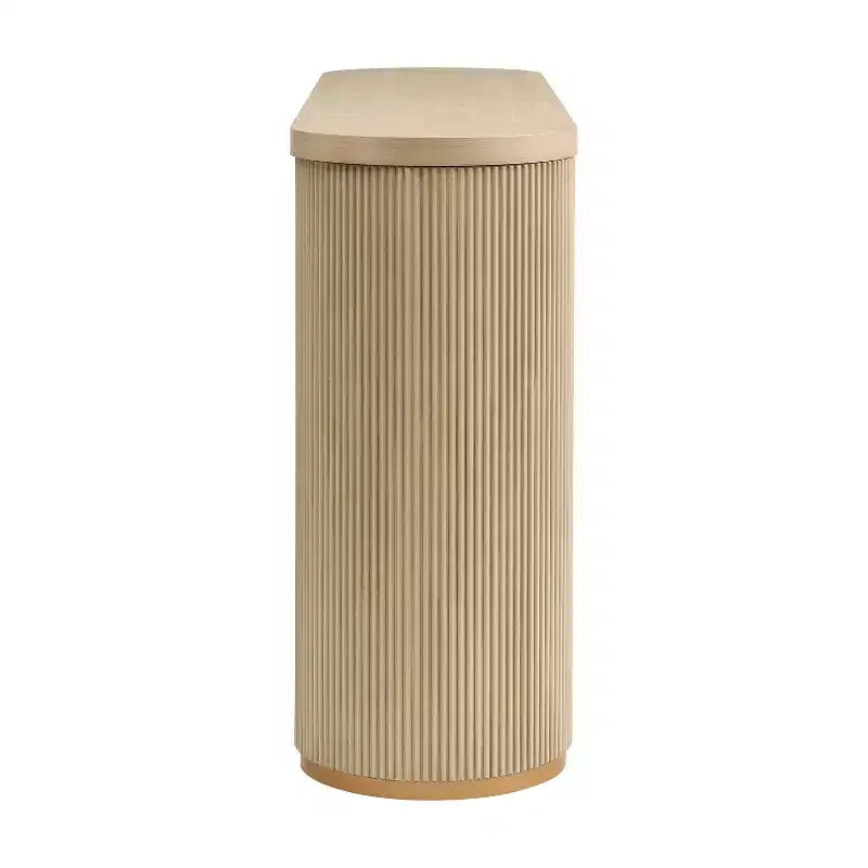Set da pranzo da 3 pezzi in stile rustico ad altezza bancone, sedie imbottite in legno di gomma con tavolo scanalato