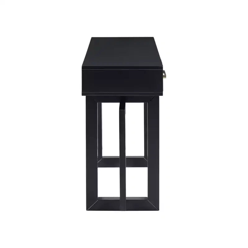 GDFStudio Allen Tavolino Consolle Elegante con Tre Cassetti, in Stile U