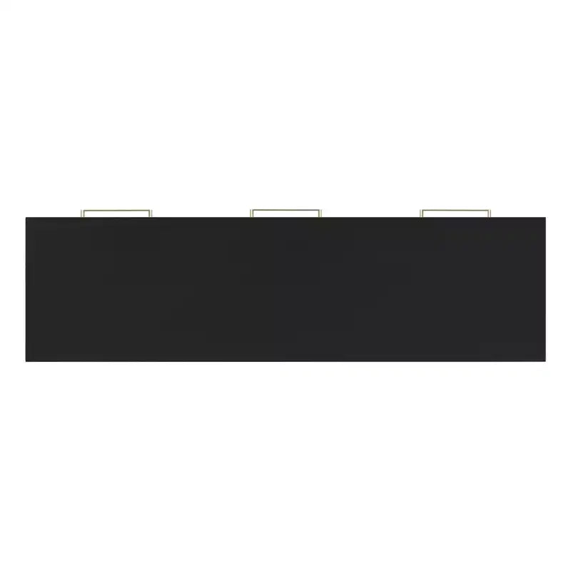 GDFStudio Allen Tavolino Consolle Elegante con Tre Cassetti, in Stile U