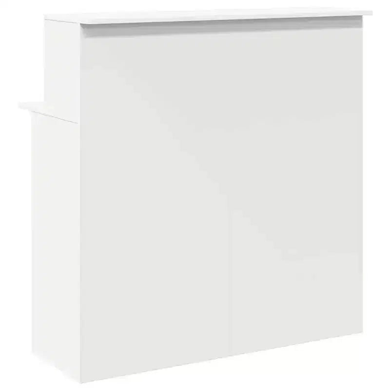 vidaXL Banco reception bianco in legno multistrato Banco reception standard
